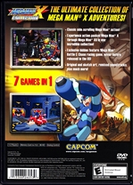 Sony PlayStation 2 Mega Man X Collection Back CoverThumbnail